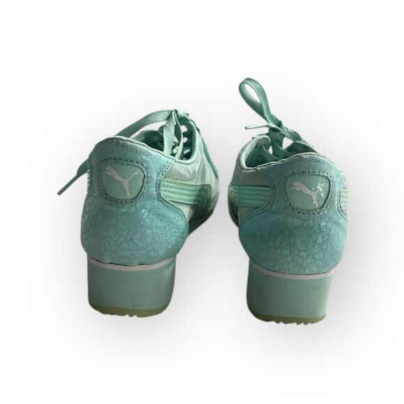 Puma Women's Size 9.5 Eco Ortholite Wedge Suede Sneakers Shoes - Picture 3 of 14